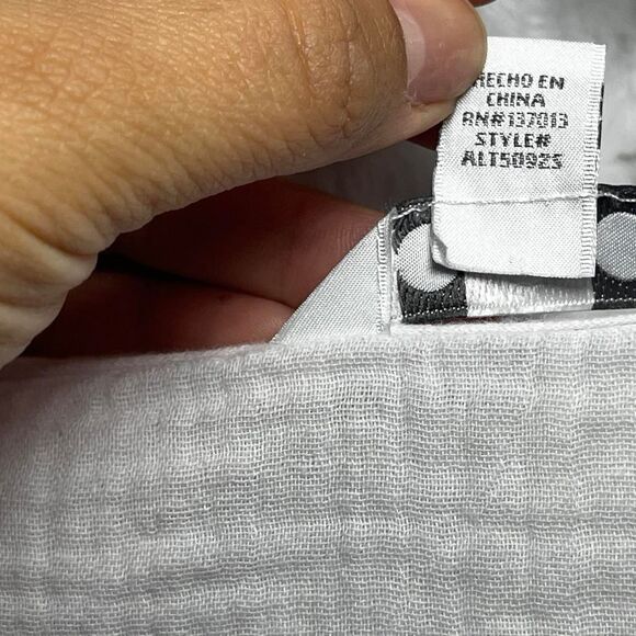 THREE DOTS - LARGE - White cotton blouse - Picture 7 of 8